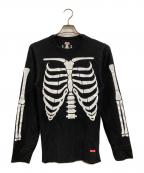 SUPREMEシュプリーム）の古着「23AW Hanes Bones Thermal Crew」｜ブラック