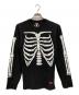 SUPREME（シュプリーム）の古着「23AW Hanes Bones Thermal Crew」｜ブラック