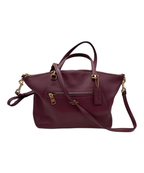 COACH（コーチ）COACH (コーチ) 2WAYバッグ パープルの古着・服飾アイテム