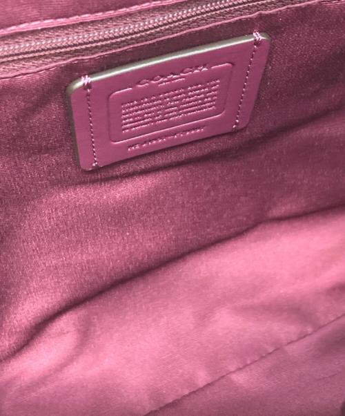 COACH（コーチ）COACH (コーチ) 2WAYバッグ パープルの古着・服飾アイテム