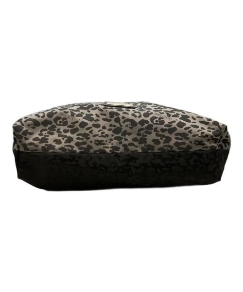 JIMMY CHOO（ジミーチュウ）JIMMY CHOO (ジミーチュウ) ポーチ付トートバッグ グレー×ブラックの古着・服飾アイテム