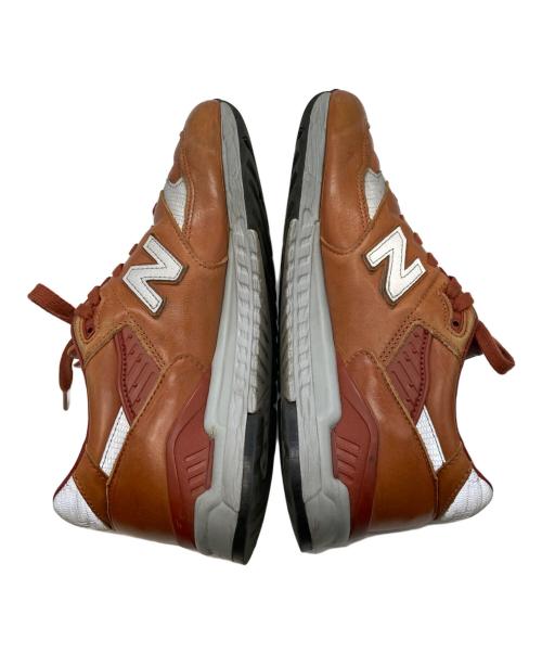 NEW BALANCE（ニューバランス）NEW BALANCE (ニューバランス) ローカットスニーカー ブラウン サイズ:27の古着・服飾アイテム