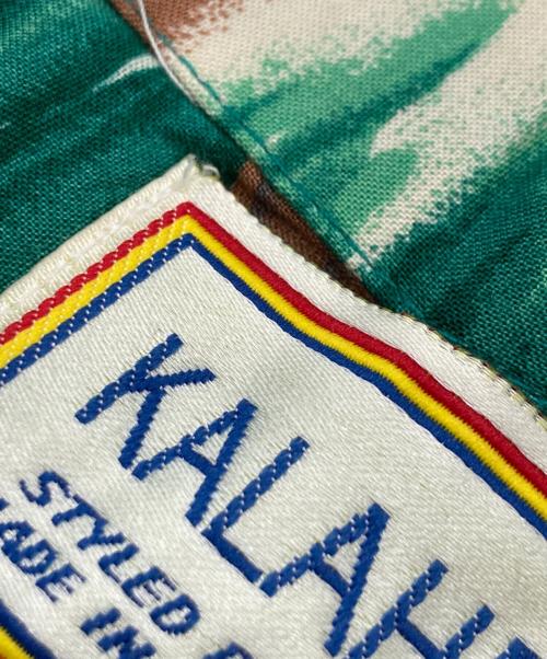 kalaheo（カラヘオ）KALAHEO (カラヘオ) ハワイアンシャツ グリーン×ホワイト サイズ:Lの古着・服飾アイテム