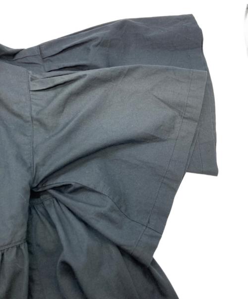 SUZUKI TAKAYUKI（スズキタカユキ）SUZUKI TAKAYUKI (スズキタカユキ) シルク混コットンワンピース ブラック サイズ:FREEの古着・服飾アイテム