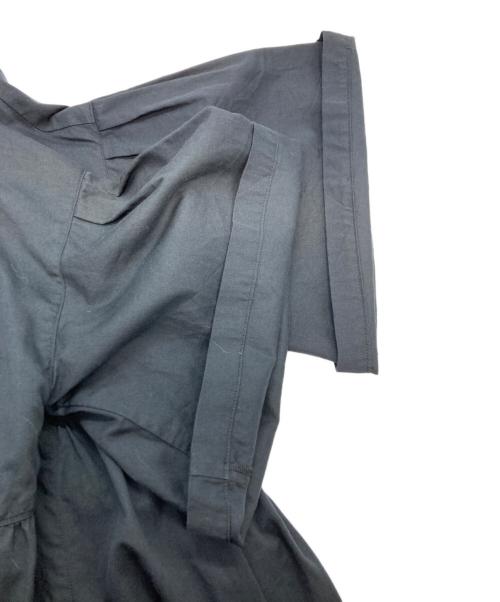 SUZUKI TAKAYUKI（スズキタカユキ）SUZUKI TAKAYUKI (スズキタカユキ) シルク混コットンワンピース ブラック サイズ:FREEの古着・服飾アイテム