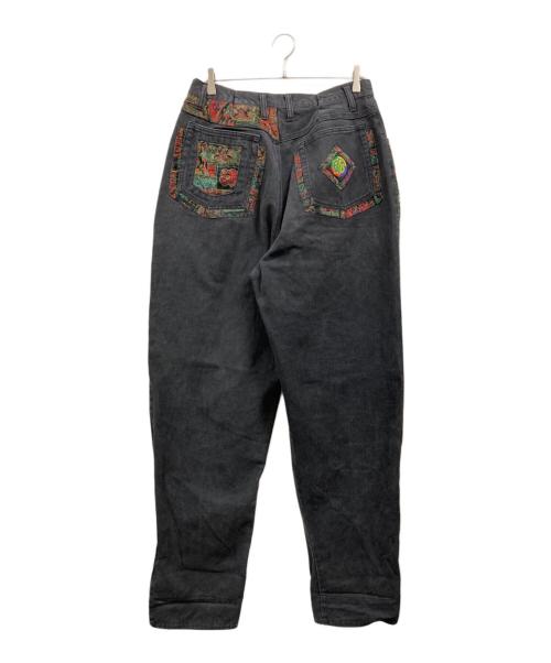 paco jeans（パコジーンズ）paco jeans (パコジーンズ) バギーデニムパンツ ブラック サイズ:38の古着・服飾アイテム