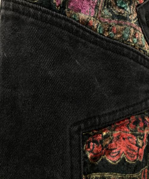 paco jeans（パコジーンズ）paco jeans (パコジーンズ) バギーデニムパンツ ブラック サイズ:38の古着・服飾アイテム