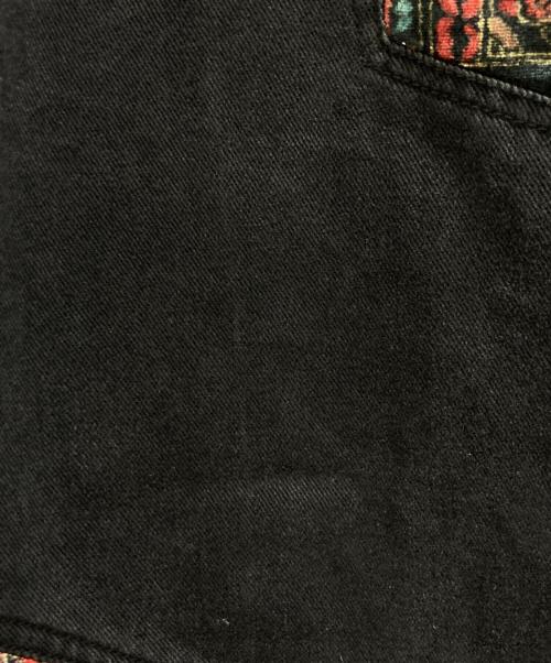 paco jeans（パコジーンズ）paco jeans (パコジーンズ) バギーデニムパンツ ブラック サイズ:38の古着・服飾アイテム