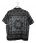 HIDE AND SEEK (ハイドアンドシーク) Bandana Pattern S/S Shirt ブラック サイズ:L：11000円