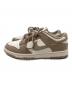 NIKE (ナイキ) Dunk Low Malt Gold Mini Swoosh ホワイト×ブラウン サイズ:24.5cm：6000円