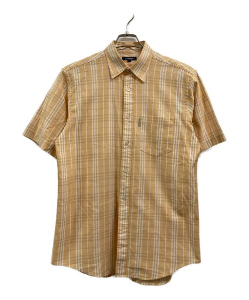 BURBERRY LONDON（バーバリーロンドン）BURBERRY LONDON (バーバリーロンドン) 半袖シャツ オレンジ サイズ:Ⅼの古着・服飾アイテム