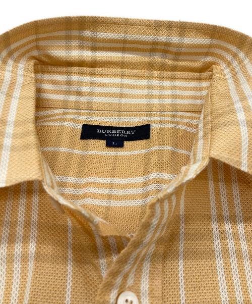 BURBERRY LONDON（バーバリーロンドン）BURBERRY LONDON (バーバリーロンドン) 半袖シャツ オレンジ サイズ:Ⅼの古着・服飾アイテム