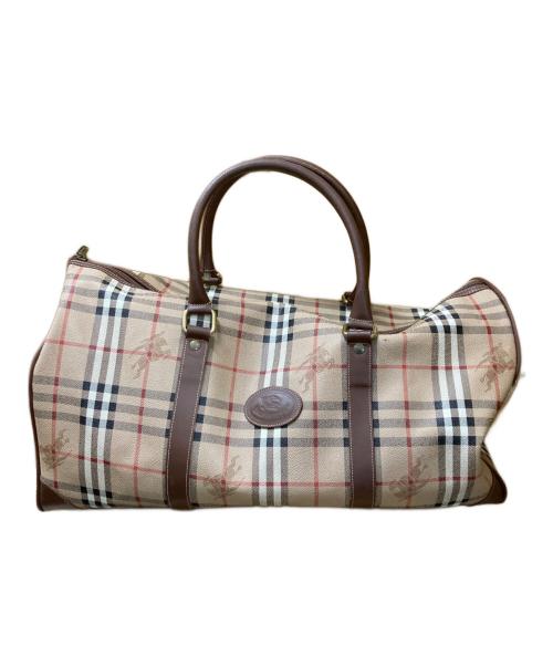Burberry's（バーバリー）Burberry's (バーバリー) ボストンバッグ ベージュの古着・服飾アイテム