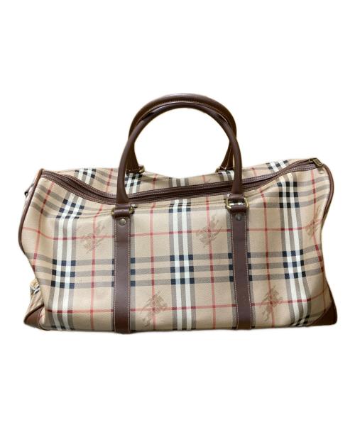 Burberry's（バーバリー）Burberry's (バーバリー) ボストンバッグ ベージュの古着・服飾アイテム