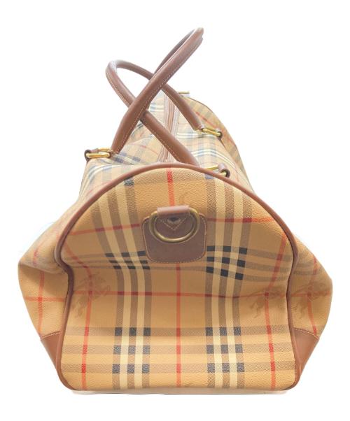 Burberry's（バーバリー）Burberry's (バーバリー) ボストンバッグ ベージュの古着・服飾アイテム
