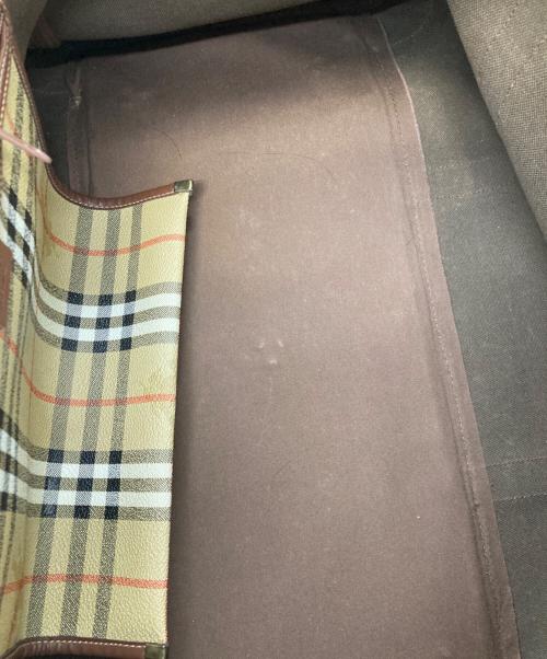 Burberry's（バーバリー）Burberry's (バーバリー) ボストンバッグ ベージュの古着・服飾アイテム