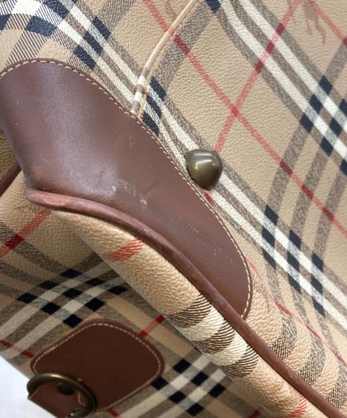 Burberry's（バーバリー）Burberry's (バーバリー) ボストンバッグ ベージュの古着・服飾アイテム
