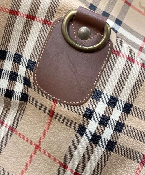 Burberry's（バーバリー）Burberry's (バーバリー) ボストンバッグ ベージュの古着・服飾アイテム