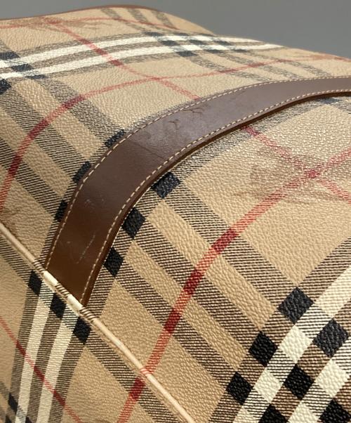 Burberry's（バーバリー）Burberry's (バーバリー) ボストンバッグ ベージュの古着・服飾アイテム