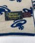 Vivienne Westwood (ヴィヴィアンウエストウッド) 総柄リバーシブルマフラー アイボリー×ネイビー：6000円
