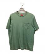 SUPREMEシュプリーム）の古着「LASER CUT S LIGOPOCKET TEE」｜グリーン