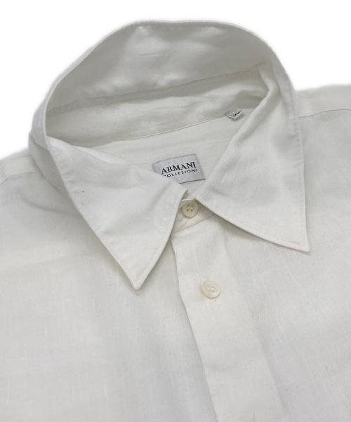 ARMANI COLLEZIONI（アルマーニ コレツィオーニ）ARMANI COLLEZIONI (アルマーニ コレツィオーニ) 半袖シャツ ホワイト サイズ:XLの古着・服飾アイテム