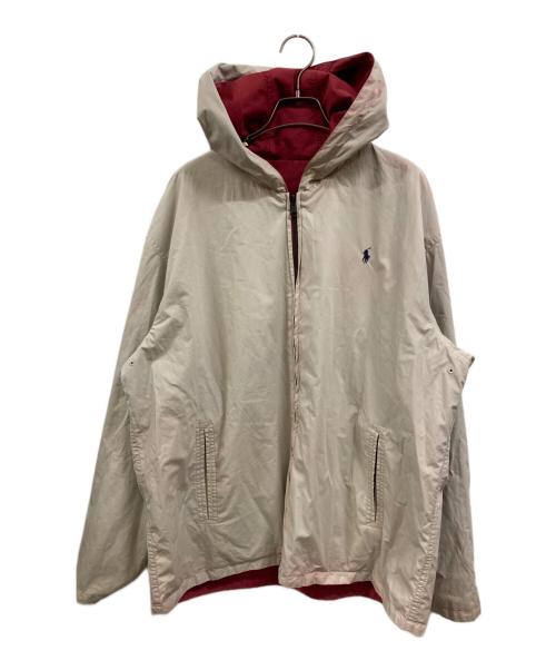 POLO RALPH LAUREN（ポロ・ラルフローレン）POLO RALPH LAUREN (ポロ・ラルフローレン) リバーシブルフーデッドジャケット ピンク サイズ:Ⅼの古着・服飾アイテム