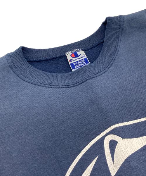 Champion（チャンピオン）Champion (チャンピオン) プリントスウェット ネイビー サイズ:XLの古着・服飾アイテム