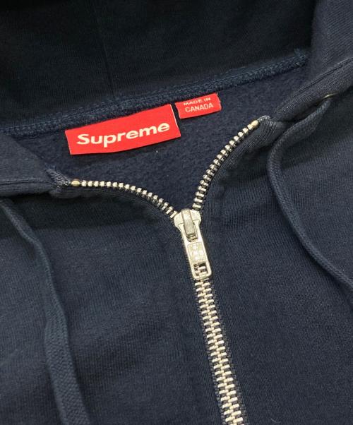 SUPREME（シュプリーム）SUPREME (シュプリーム) S Logo Zip Hooded Sweatshirt ネイビー サイズ:Mの古着・服飾アイテム