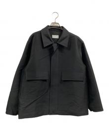 URBAN RESEARCH（アーバンリサーチ）の古着「new basic WOOL SILK BOX JACKET」｜ブラック