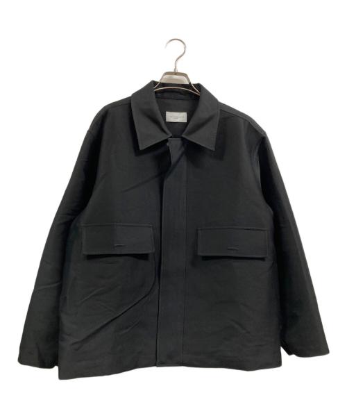 URBAN RESEARCH（アーバンリサーチ）URBAN RESEARCH (アーバンリサーチ) new basic WOOL SILK BOX JACKET ブラック サイズ:FREEの古着・服飾アイテム
