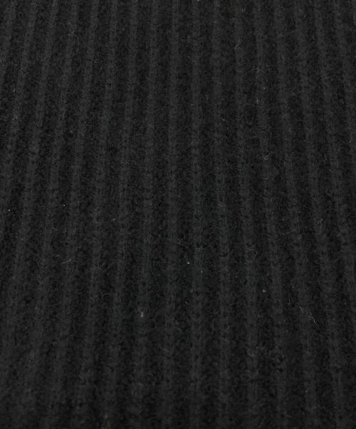 DRIES VAN NOTEN（ドリスヴァンノッテン）DRIES VAN NOTEN (ドリスヴァンノッテン) ニットマフラー ブラックの古着・服飾アイテム