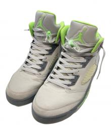 NIKE（ナイキ）の古着「Air Jordan 5 "Green Bean"」｜グレー×グリーン