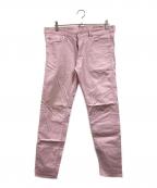 DSQUARED2ディースクエアード）の古着「SKNNY JEAN ストレッチ スリム テーパードー ジーンズ」｜ピンク