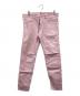 DSQUARED2（ディースクエアード）の古着「SKNNY JEAN ストレッチ スリム テーパードー ジーンズ」｜ピンク