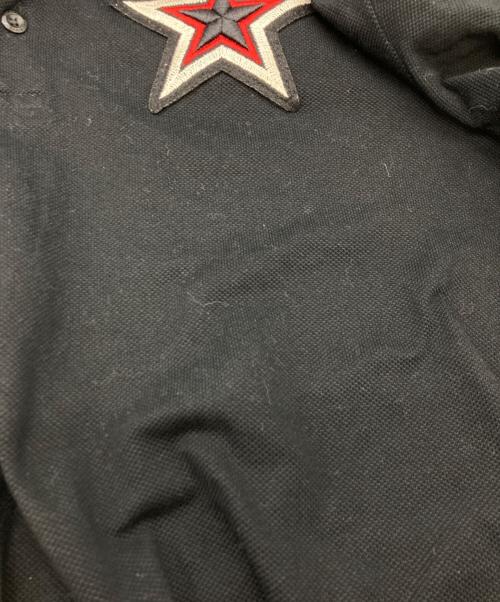 GIVENCHY（ジバンシィ）GIVENCHY (ジバンシィ) スターポロシャツ ブラック サイズ:Lの古着・服飾アイテム