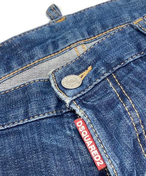 DSQUARED2（ディースクエアード）DSQUARED2 (ディースクエアード) スキニーデニムパンツ インディゴ サイズ:48の古着・服飾アイテム