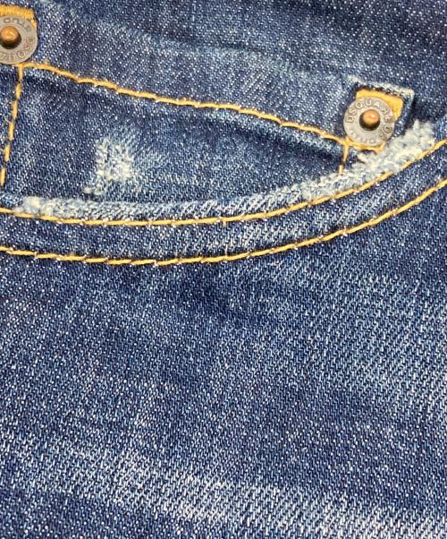 DSQUARED2（ディースクエアード）DSQUARED2 (ディースクエアード) スキニーデニムパンツ インディゴ サイズ:48の古着・服飾アイテム