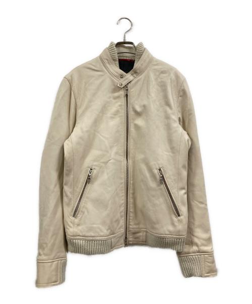 LOVELESS（ラブレス）LOVELESS (ラブレス) ラムレザージャケット アイボリー サイズ:3の古着・服飾アイテム