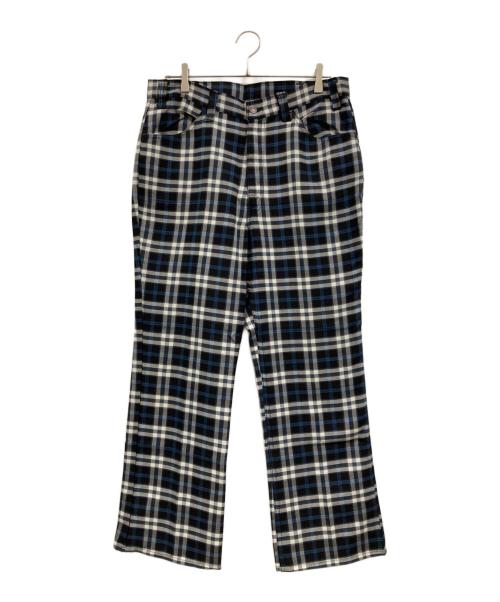 LEVI'S（リーバイス）LEVI'S (リーバイス) チェックパンツ ホワイト×ブラック×ネイビー サイズ:不明の古着・服飾アイテム