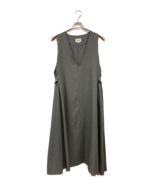 foufou（フーフー）foufou (フーフー) ノースリーブワンピース グレー サイズ:1の古着・服飾アイテム