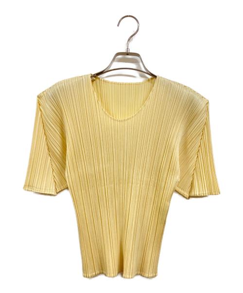 PLEATS PLEASE（プリーツプリーズ）PLEATS PLEASE (プリーツプリーズ) プリーツブラウス ベージュ サイズ:3の古着・服飾アイテム