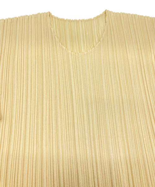 PLEATS PLEASE（プリーツプリーズ）PLEATS PLEASE (プリーツプリーズ) プリーツブラウス ベージュ サイズ:3の古着・服飾アイテム
