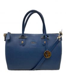 FURLA（フルラ）の古着「2WAYバッグ」｜ネイビー