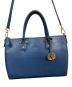 中古・古着 FURLA (フルラ) 2WAYバッグ ネイビー：4000円