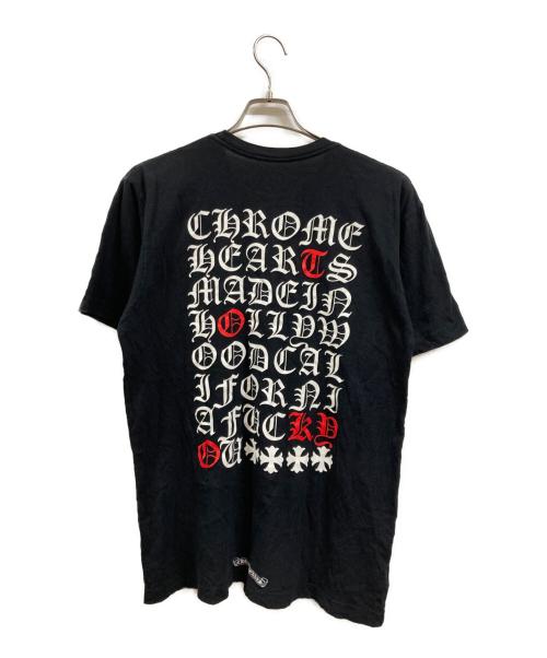 CHROME HEARTS（クロムハーツ）CHROME HEARTS (クロムハーツ) プリントTシャツ ブラック サイズ:Lの古着・服飾アイテム