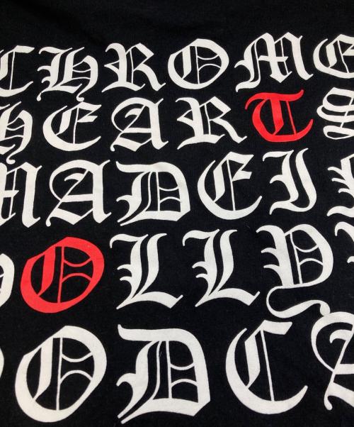 CHROME HEARTS（クロムハーツ）CHROME HEARTS (クロムハーツ) プリントTシャツ ブラック サイズ:Lの古着・服飾アイテム