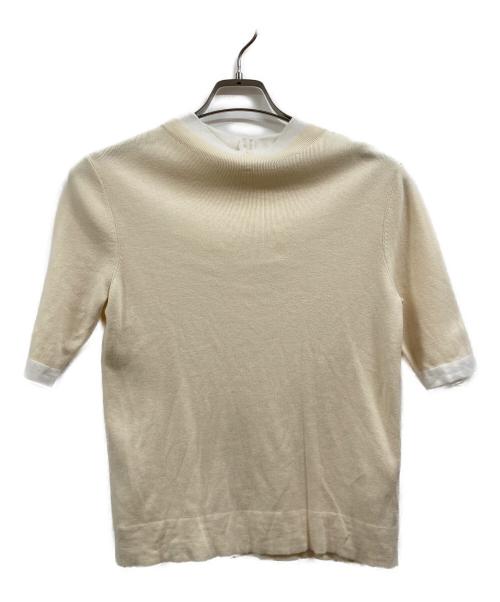 MACKINTOSH PHILOSOPHY（マッキントッシュ フィロソフィー）MACKINTOSH PHILOSOPHY (マッキントッシュ フィロソフィー) Cleric Collar Knit ベージュ サイズ:38の古着・服飾アイテム