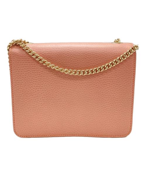 GUCCI（グッチ）GUCCI (グッチ) インターロッキングG チェーンショルダーバッグ ベージュの古着・服飾アイテム