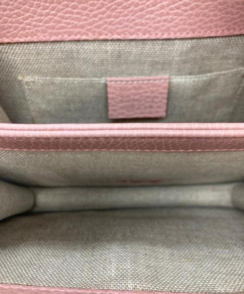 GUCCI（グッチ）GUCCI (グッチ) インターロッキングG チェーンショルダーバッグ ベージュの古着・服飾アイテム